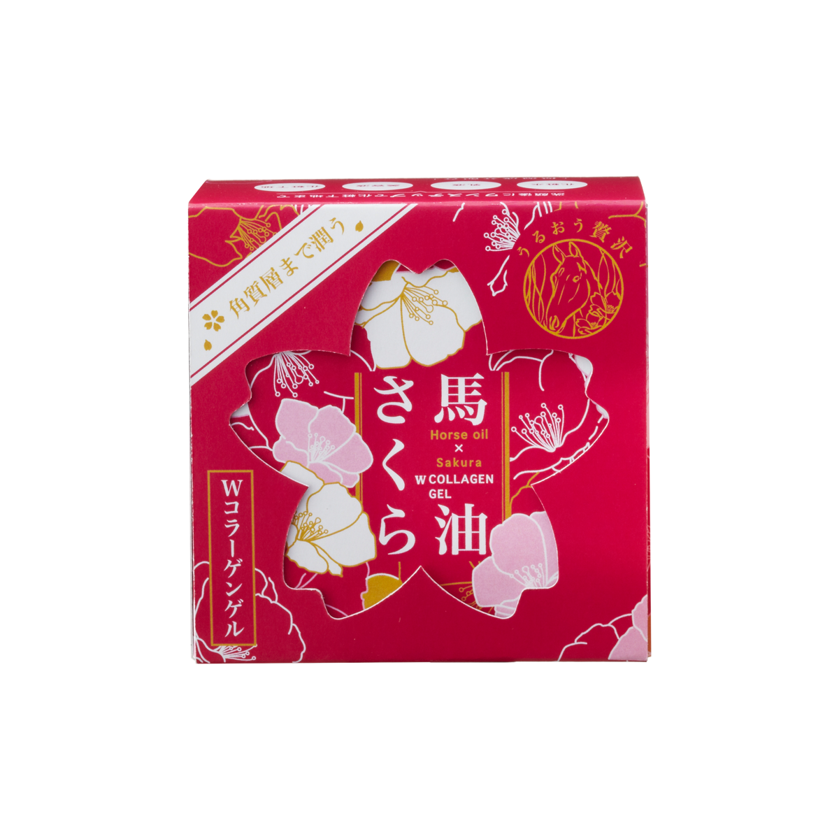 馬油さくらWコラーゲンゲル100g｜株式会社フェニックス 公式サイト