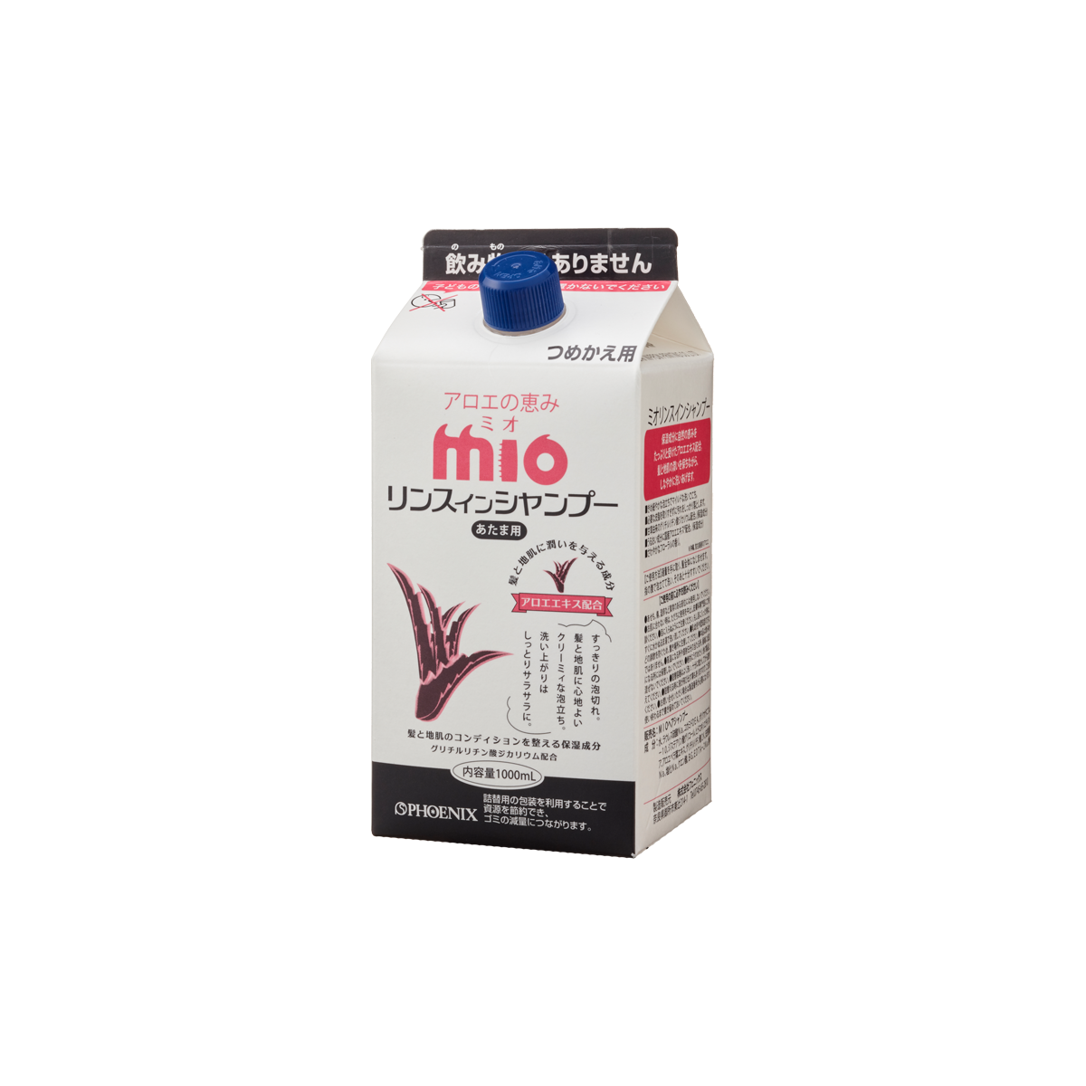 ミオ（MIO）リンスインシャンプー1L｜株式会社フェニックス 公式